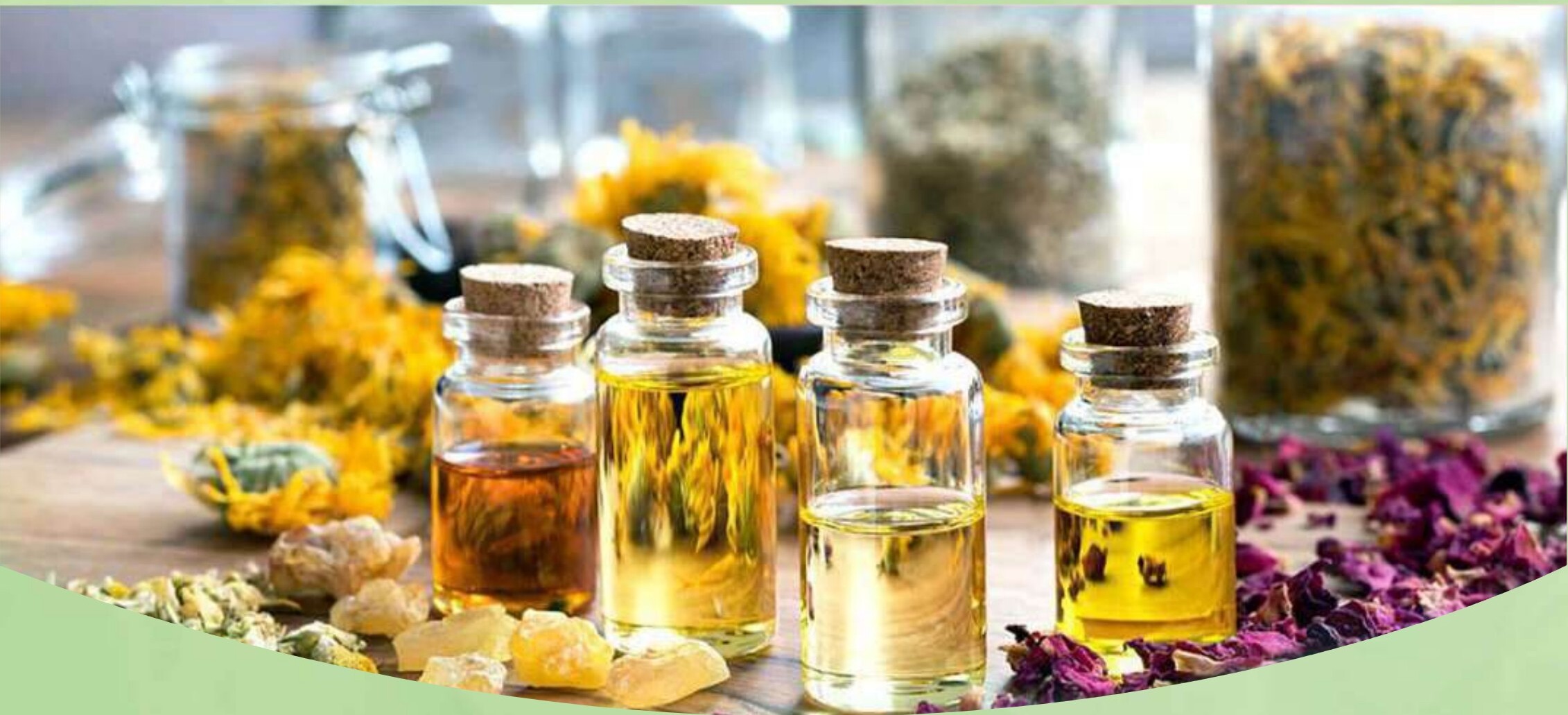 Herbal oils and natural ingredients