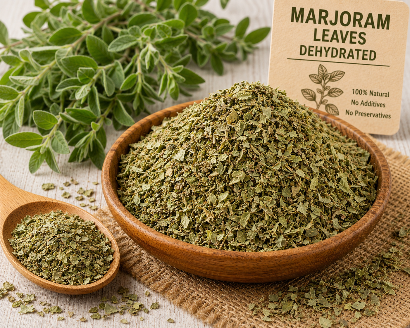 Marjoram Leaves Dehydrated