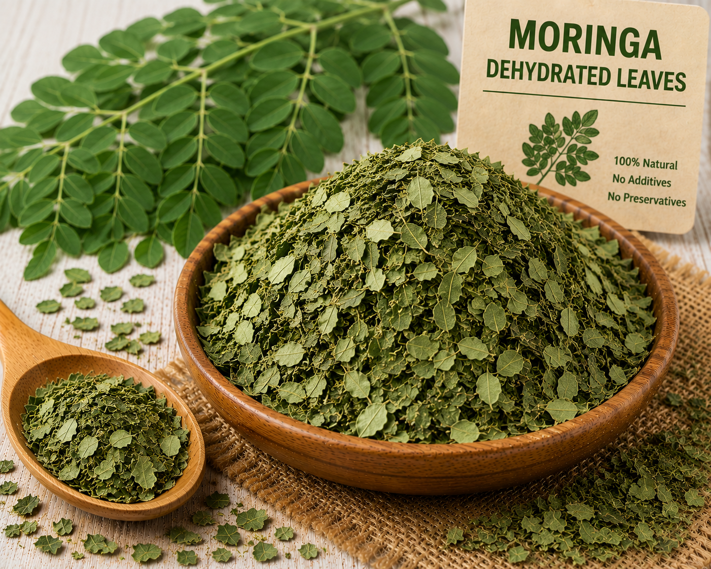 Moringa Dehydrated Leaves