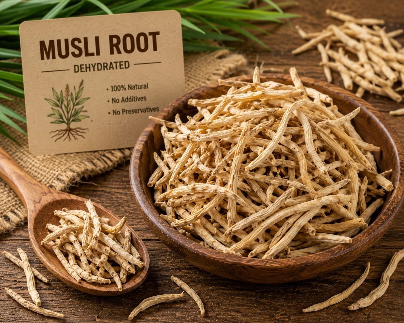 Musli Root Dehydrated